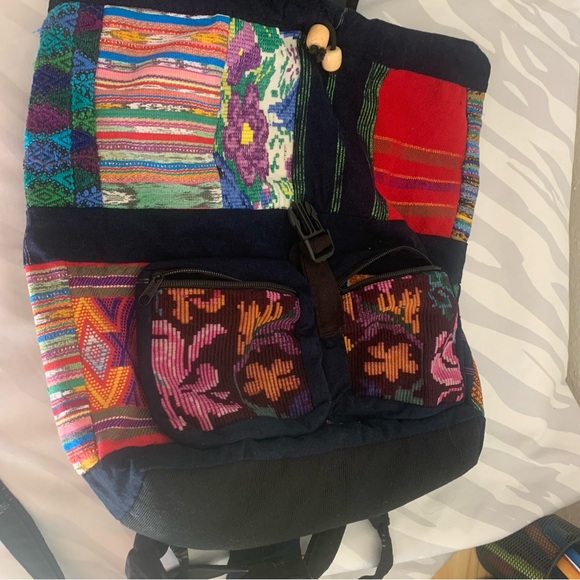 Colorful Patterned Backpack - Picture 4 of 11